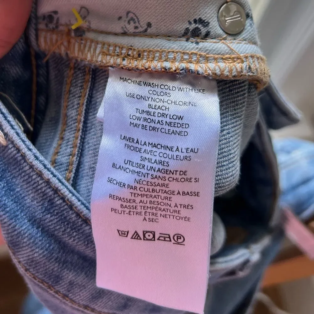 Pilcro Straight Leg Light Wash Jeans 29
